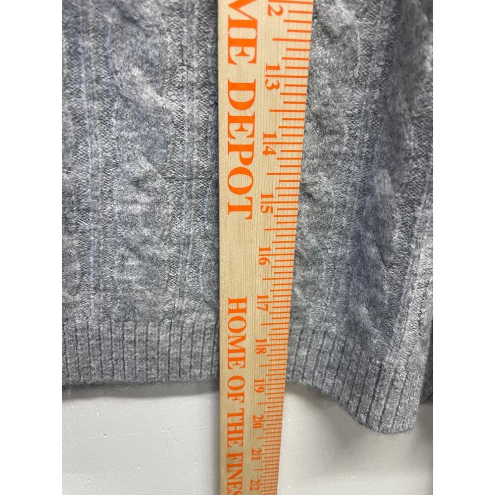 Joy Lab Women's Cropped Sweater Size Small Heather Gray New With Tags - Picture 7 of 8